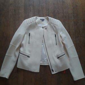 Cream wool ladies jacket